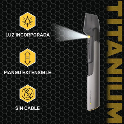 Afeitadora inalámbrica de cara, cuerpo y corte de cabello Microtouch Titanium Trim