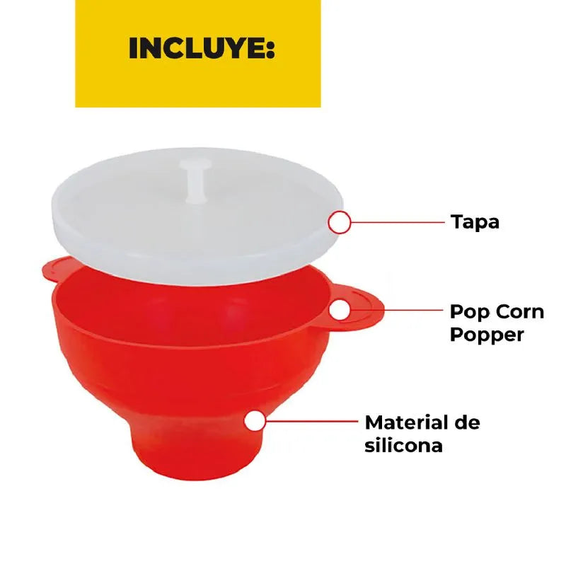 Recipiente para preparar crispetas Pop Corn Popper