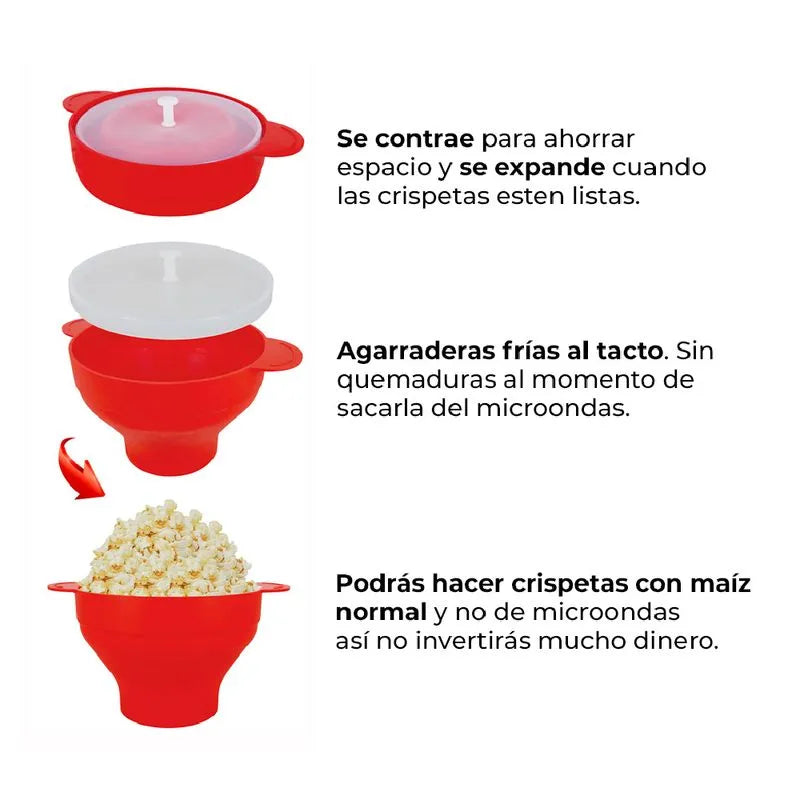 Recipiente para preparar crispetas Pop Corn Popper