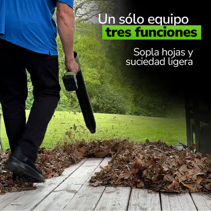 Soplador inalámbrico 3 en 1 para limpieza práctica STARLYF POWER BLOWER TVNOVEDADESTV