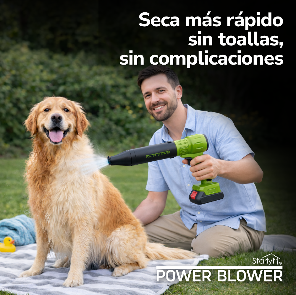 Soplador inalámbrico 3 en 1 para limpieza práctica STARLYF POWER BLOWER TVNOVEDADESTV