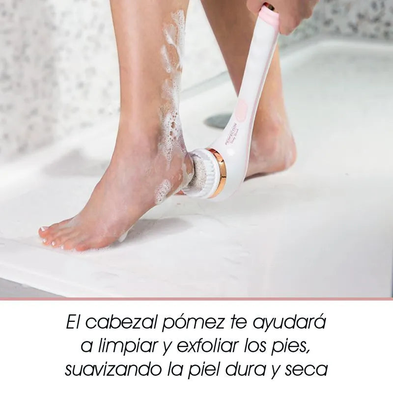 Cepillo Corporal Recargable Masajea Exfolia Piel suave