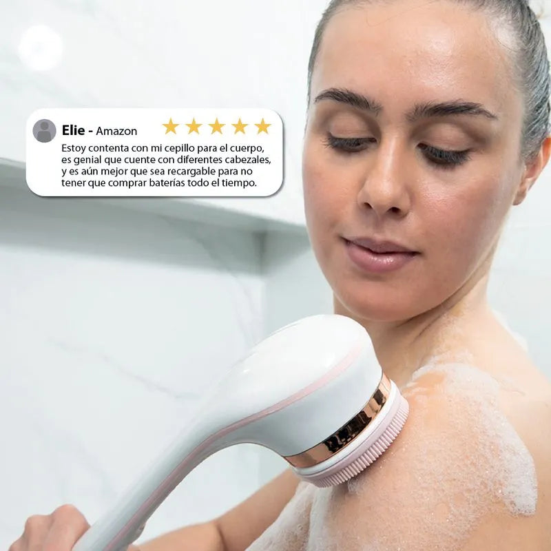Cepillo Corporal Recargable Masajea Exfolia Piel suave