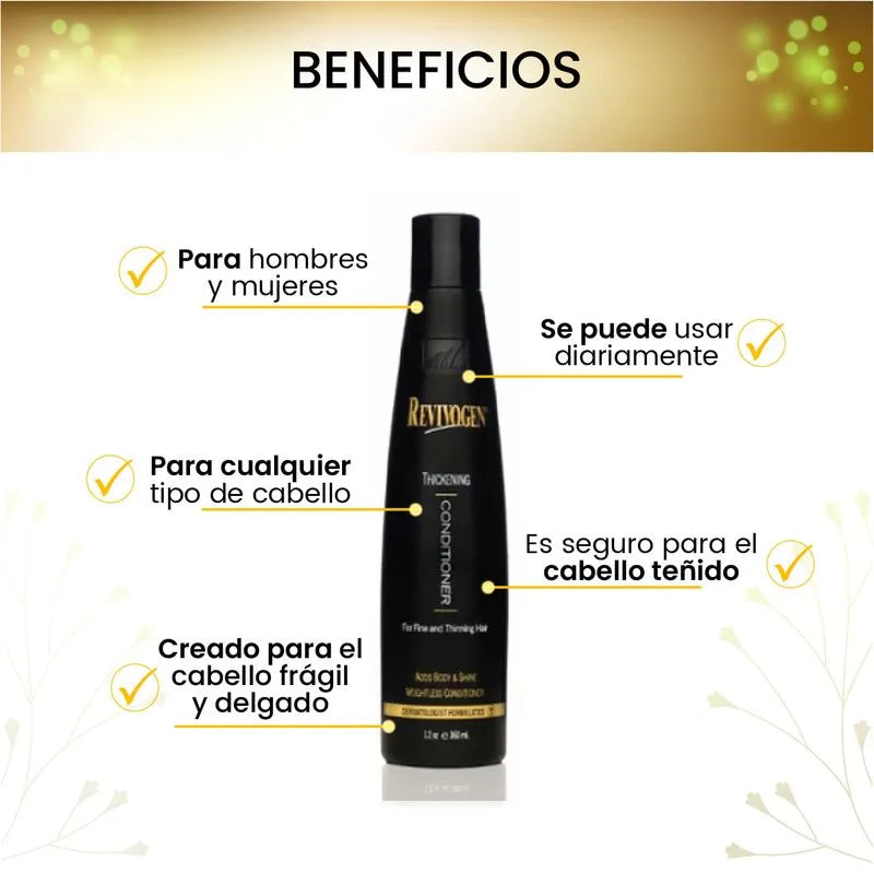 Acondicionador para el volumen del cabello - Revivogen Md