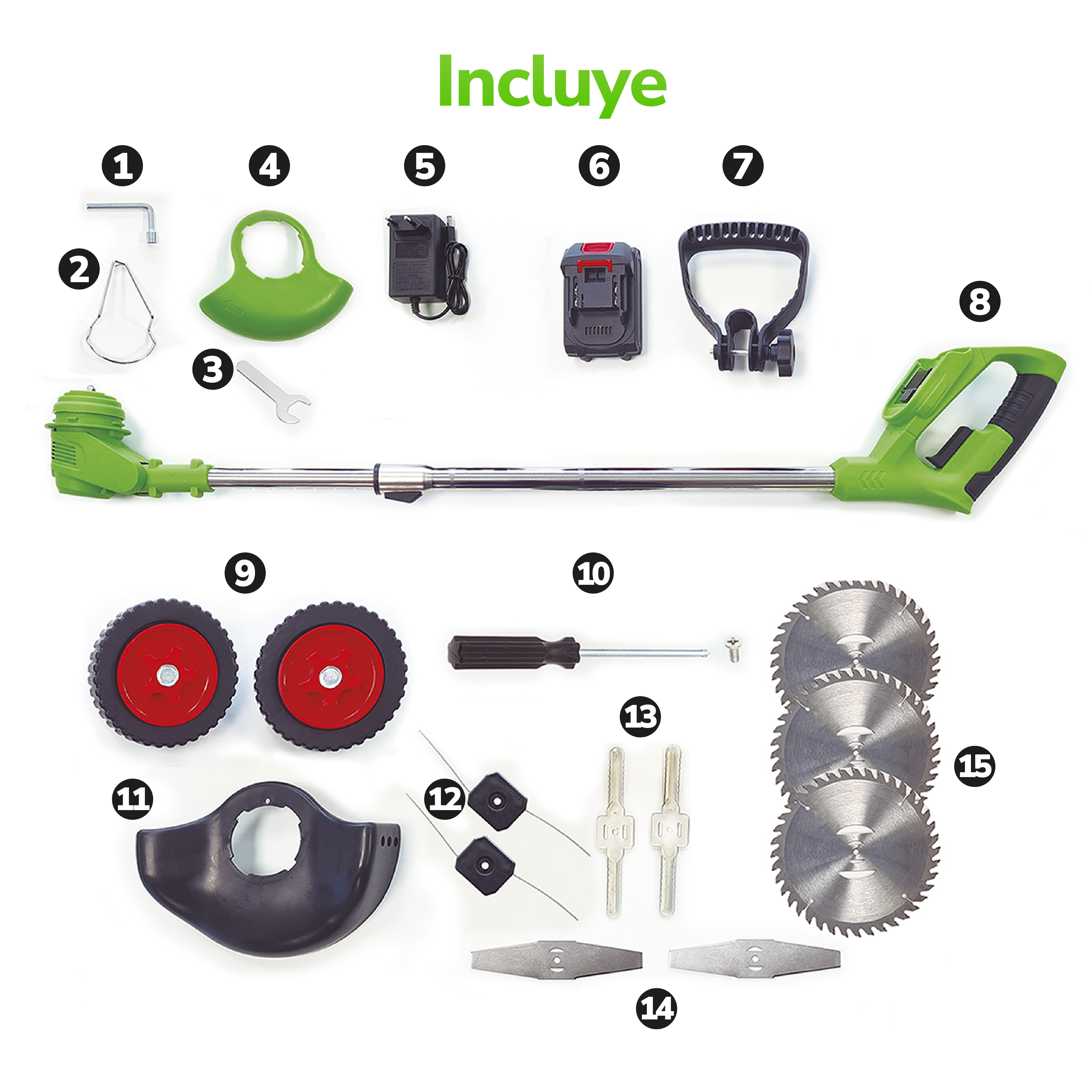 Herramienta de corte para Césped Recargable y portátil– Rotorazer 8 en 1 TV NOVEDADES TV