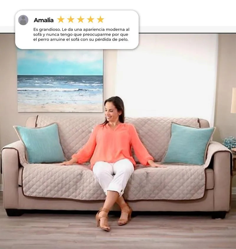 Protector de sofá doble faz Sofa Saver 1 Puesto