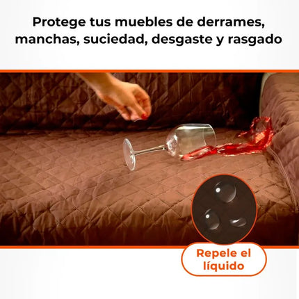 Protector de sofá doble faz Sofa Saver 2 Puestos