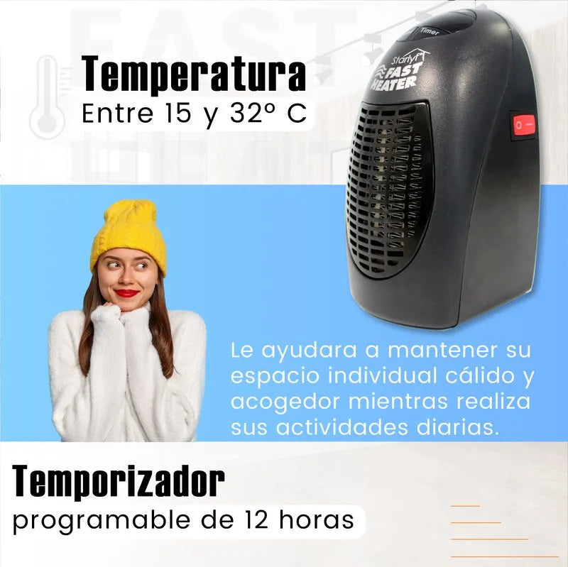 Calentador personal eléctrico portátil - Starlyf Fast Heater