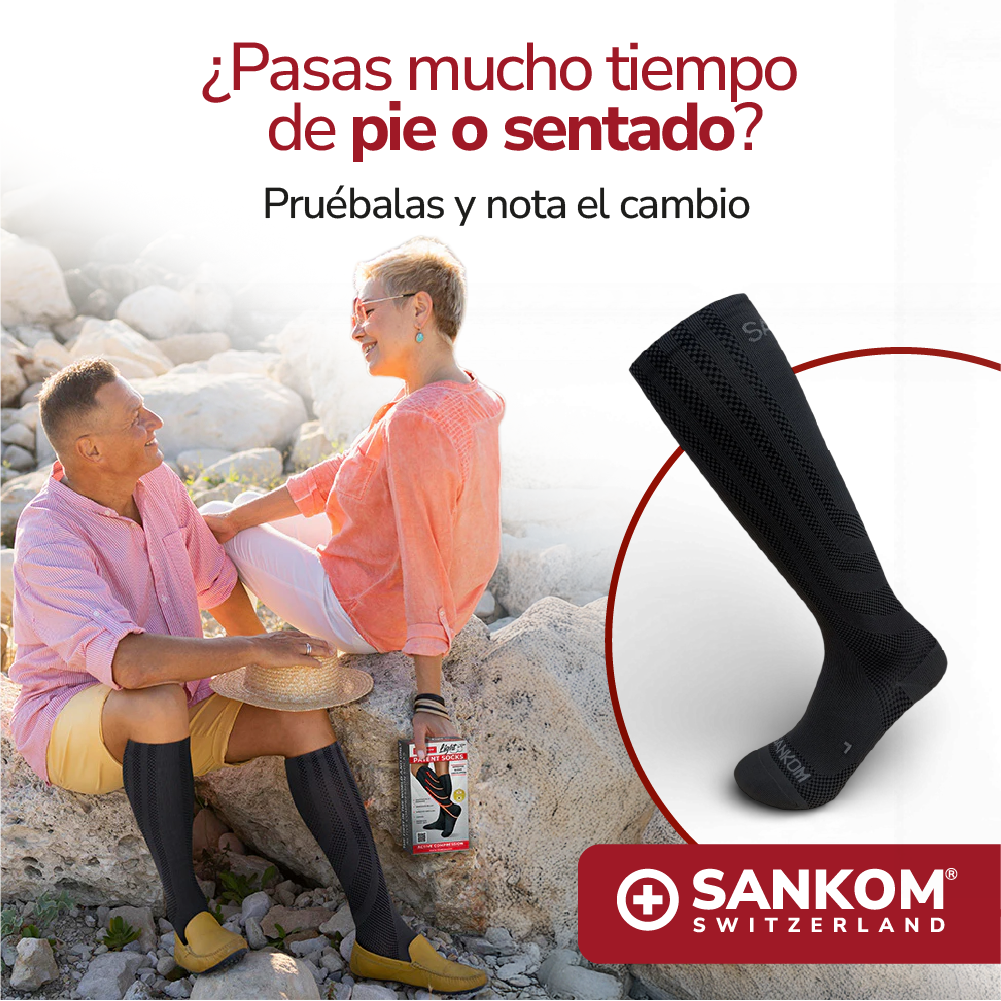 Medias de Compresión Circulación y Descanso Sankom Patent Socks