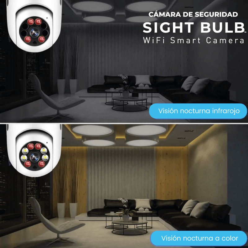 Cámara De Seguridad Inalámbrica Sight Bulb