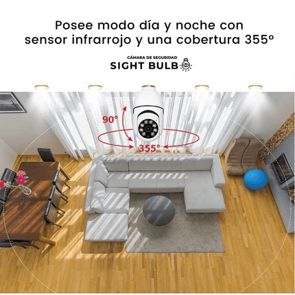 Cámara De Seguridad Inalámbrica Sight Bulb