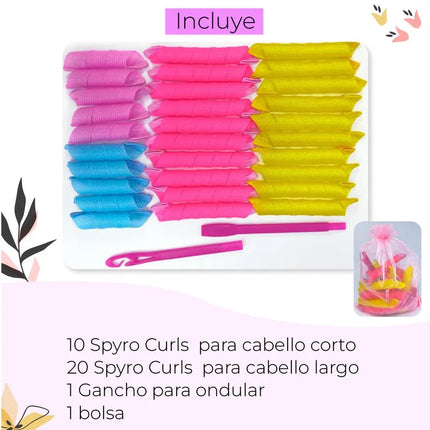 Rizador manual de cabello - Spyro Curls