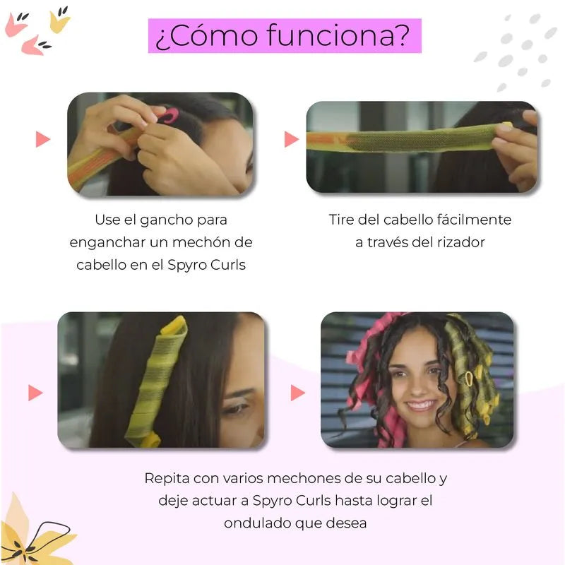 Rizador manual de cabello - Spyro Curls
