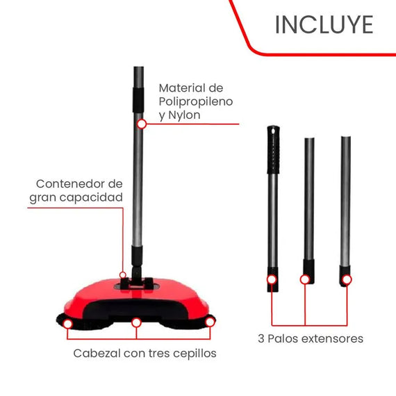 Barredora liviana y rotatoria Swifty Sweep