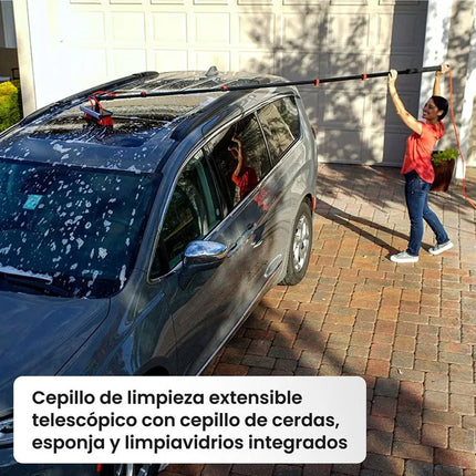 Cepillo de altura hasta 4.6mts hidrolimpiador y telescópico - Starlyf Telescopic Hydrocleaner