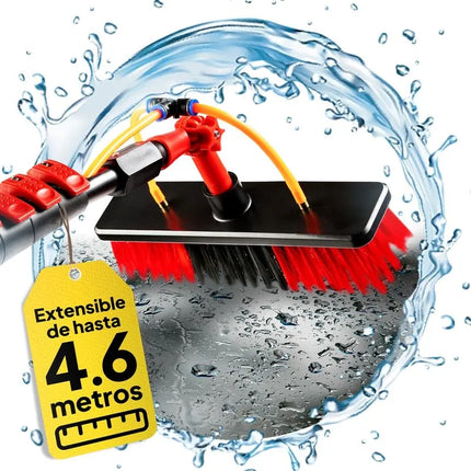 Cepillo de altura hasta 4.6mts hidrolimpiador y telescópico - Starlyf Telescopic Hydrocleaner