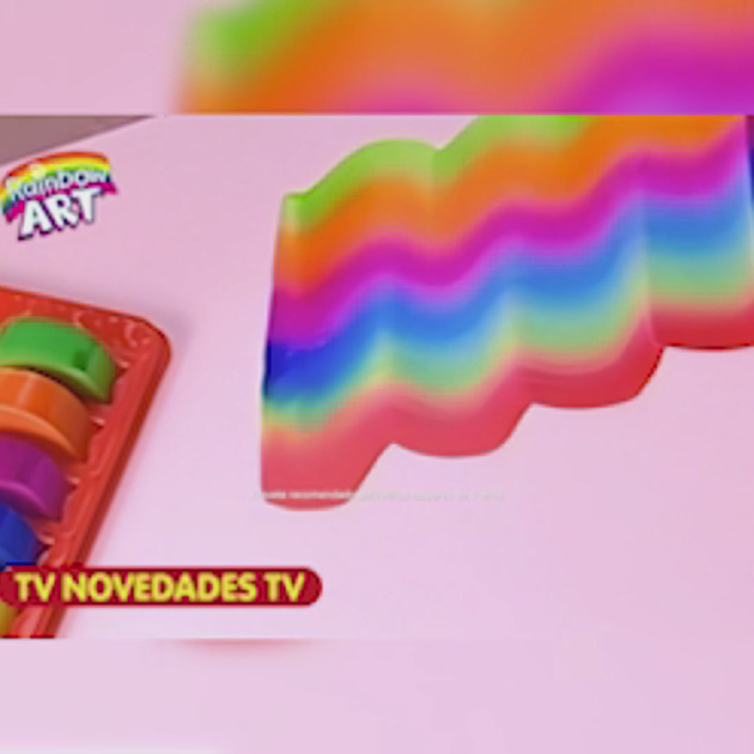 Juego de pinturas de colores lavable Rainbow Art