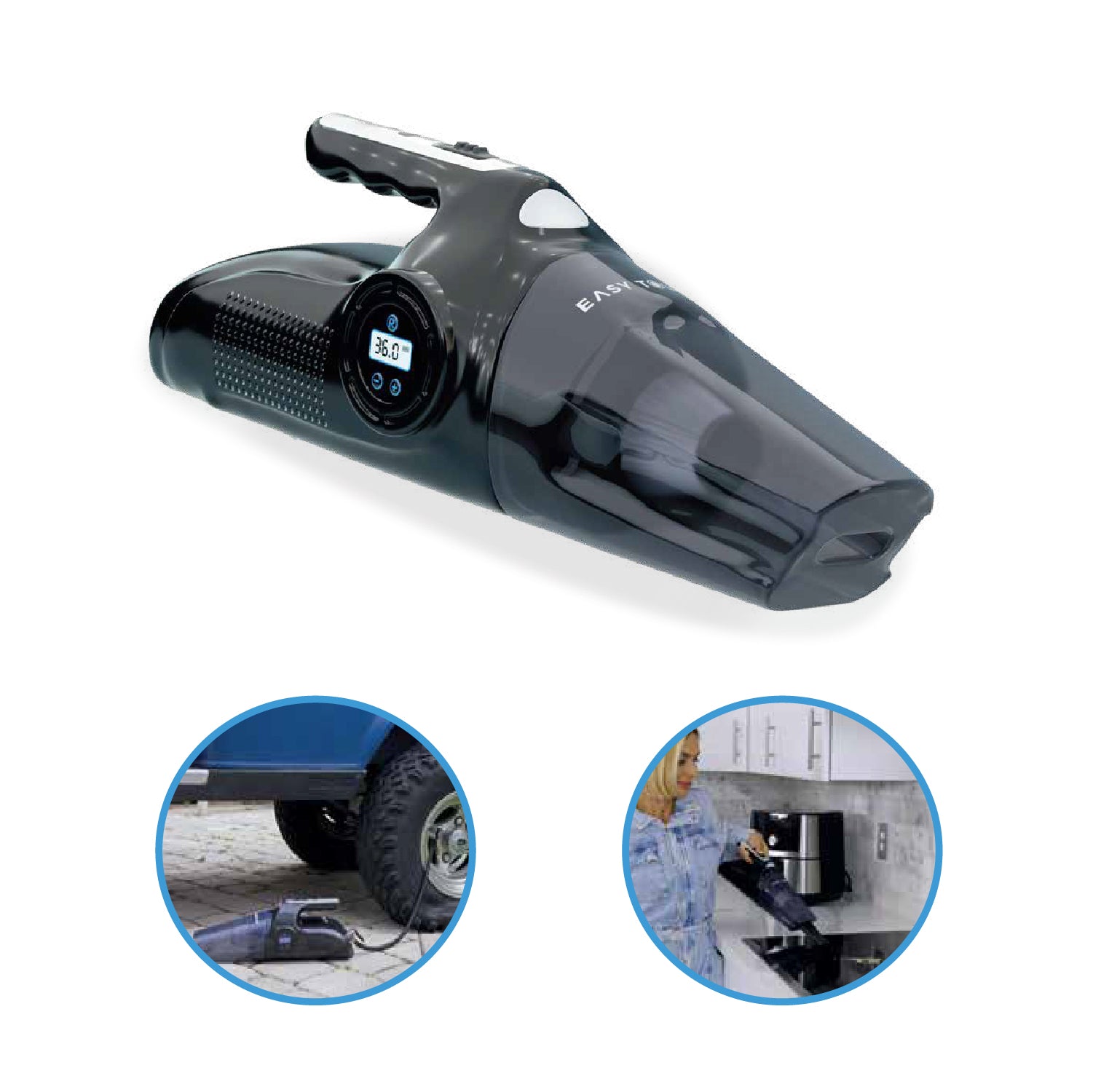 Aspiradora e infladora 3 en 1 portátil - Max Airflow